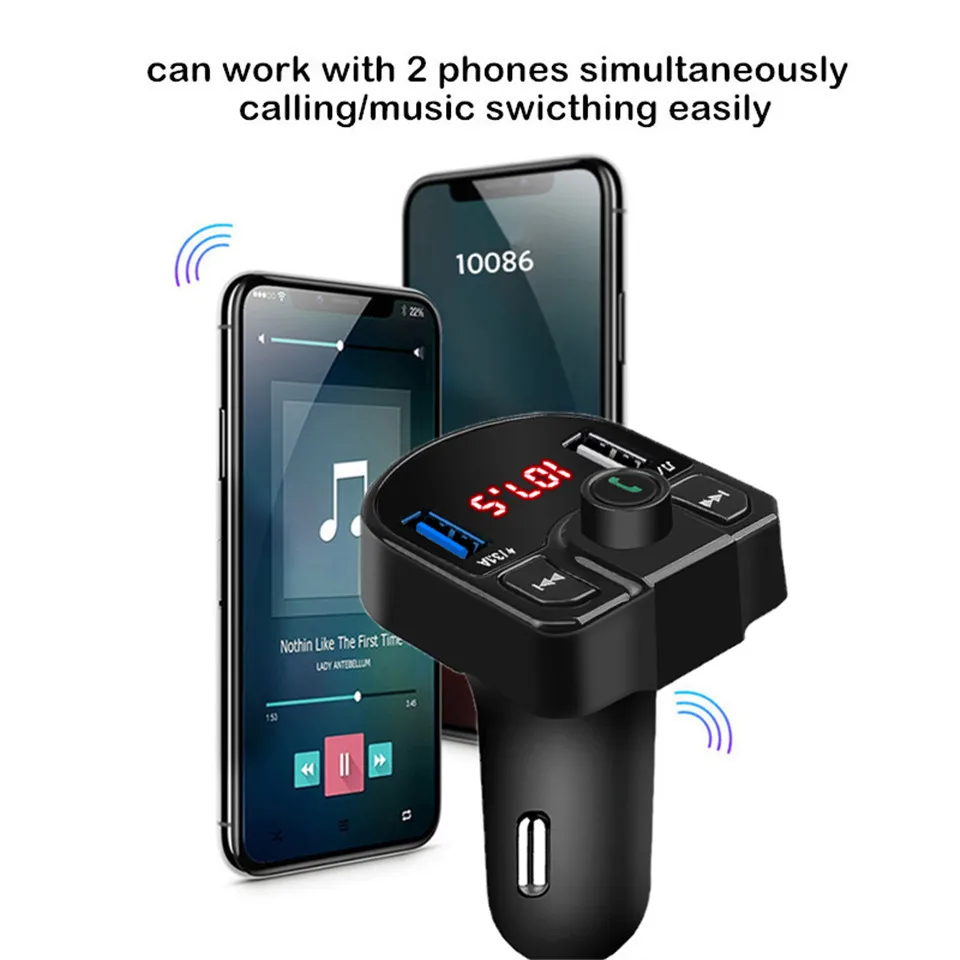 Предложение! Автомобильный Bluetooth FM передатчик 3 1 а с двумя USB