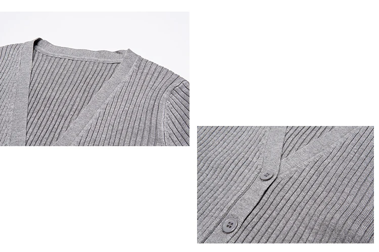 Базовый кардиган в рубчик свитер женский вязаный хлопковый лаконичный джемпер