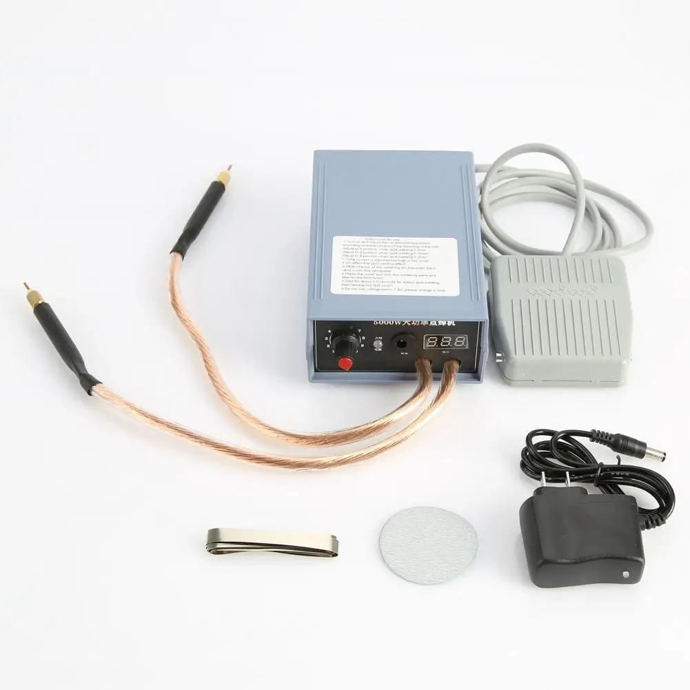 Spotwelder Kit Portable Adjustable 5000W 18650 Battery Spotwelding Machine for Soldering