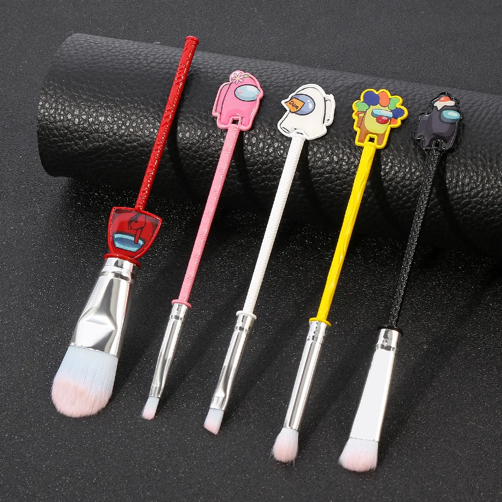 

Game Among Us Crewmate Impostors Modelling Makeup Brushes Cosplay Props Women Girls Eyeshadow Brush Cosmetic Brush Beauty Tool