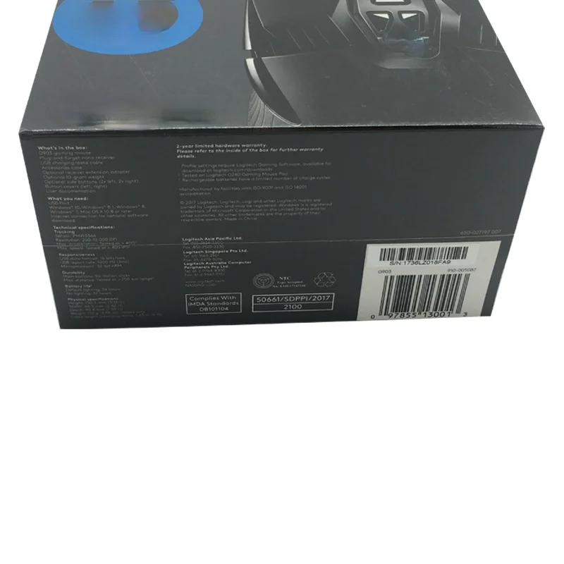 

Gaming Mouse Both Hand Ergonomics Game mouse with POWERPLAY Wireless Charging Compatibility