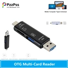 OTG USB кардридер PzzPss, высокоскоростной OTG TFUSB Type-C, MicroUSB и USB3.0 для Android, компьютерные удлинители