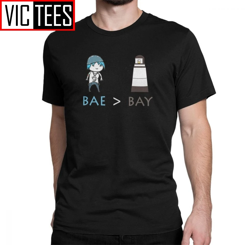 Life Is Strange Bae Over Bay Мужские футболки мужские из 100% хлопка новинка с бабочками игра