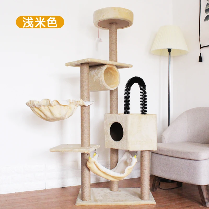 Настенная полка для кошек интегрированное дерево игрушка прыжков Когтеточка из