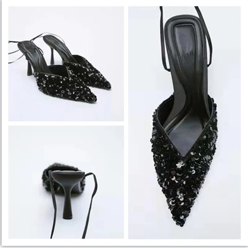 

Туфли-лодочки на тонких каблуках, брендовые сандалии, женские модные туфли-лодочки в римском стиле с украшениями, африканские, оранжевые, но...