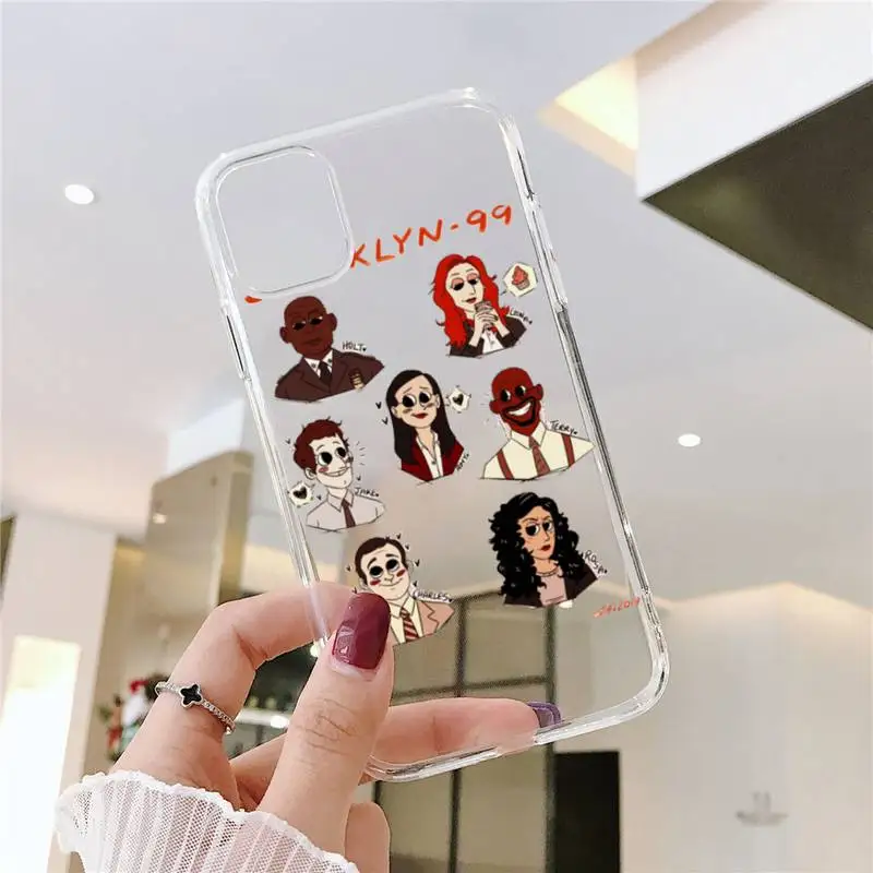 

Brooklyn Nine Nine TV Show Art Phone Case Transparent soft For iphone 5 5s 5c se 6 6s 7 8 11 12 plus mini x xs xr pro max