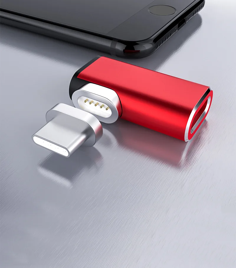 Магнитный usb-адаптер типа L для MacBook Pro, 15 дюймов, 87 Вт, 4.3A, локоть, USB type C, разъем для зарядки для huawei, samsung, Xiaomi