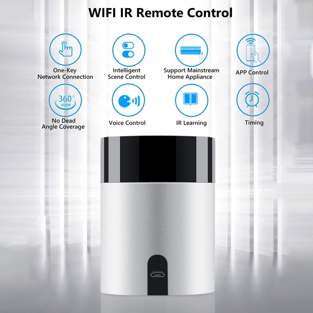 Пульт дистанционного управления AVATTO Tuya Smart Home ИК пульт из алюминиевого сплава 2 4