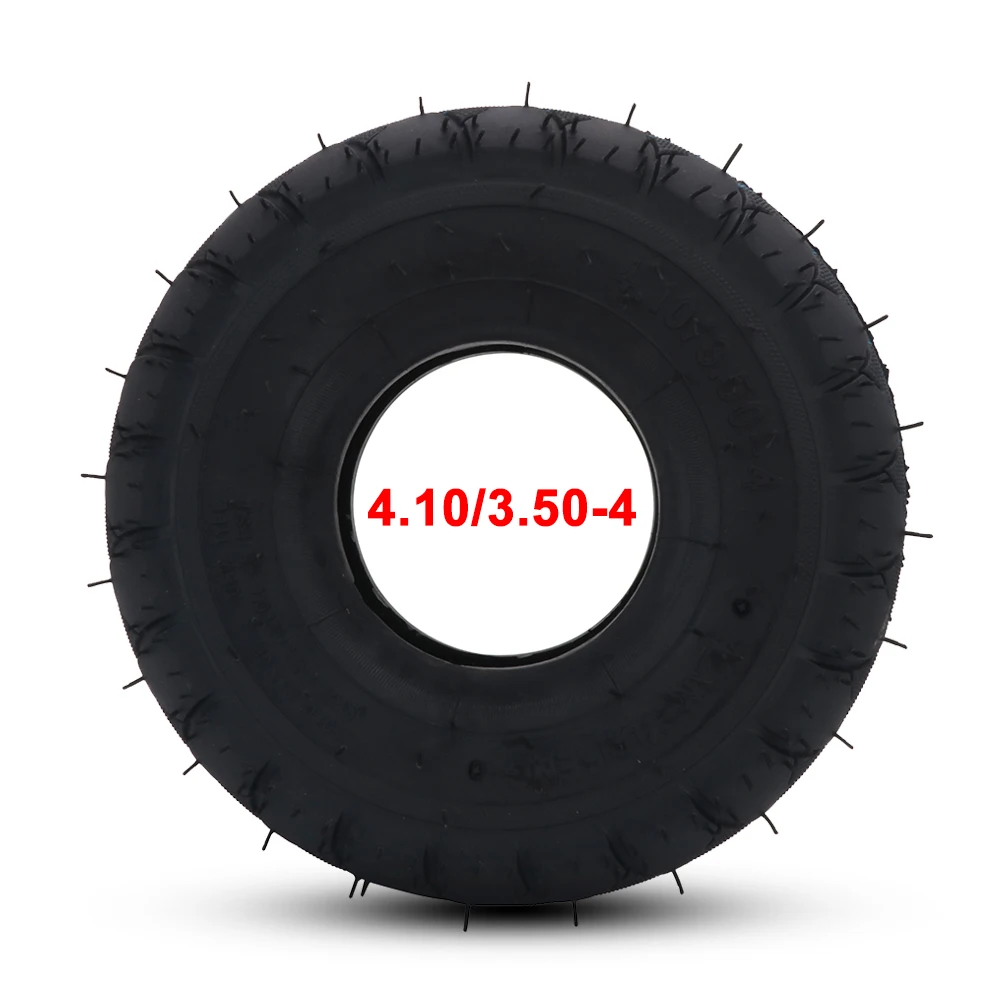 4,10X3,50-4 4,10/3,5-4 дюйма для тяжелых условий внутренней и внешней трубки шины инвалидного кресла Электрический мини велосипед для еды по бездорожью ATV - Цвет: outer tyre