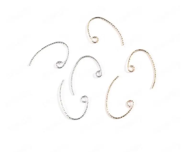 

Copper Half Round Earrings Components Earrings Findings 20mm in length 2 pairs y1338