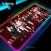 danganronpa mouse pad rgb gamer cool new 90x40cm notbook mouse mat gaming mousepad colourful pad mouse pc desk padmouse mats