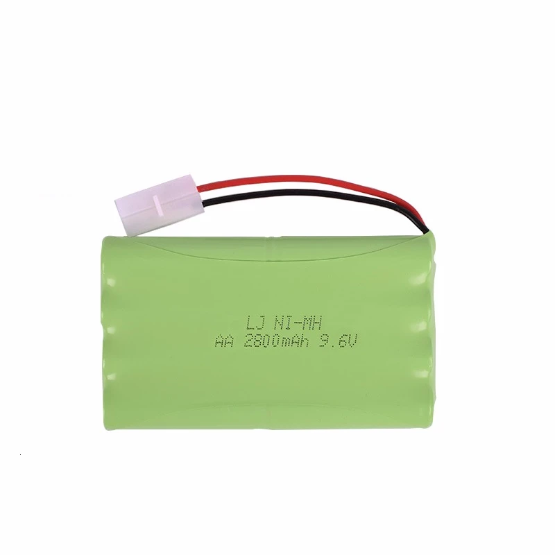 

( H Model ) Ni-CD 9.6v 2800mah Battery + USB Charger For Rc toys Car Tank Train Robot Boat Gun AA 9.6v Rechargeable Battery Pack