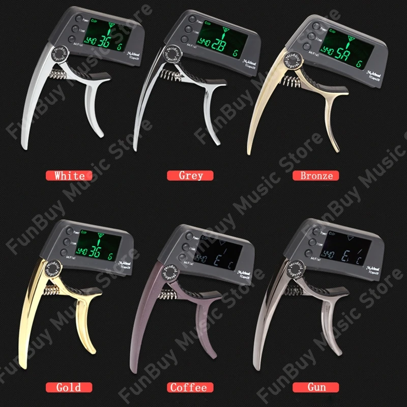 Meideal 2 в 1 гитары приспособление для быстрой смены каподастра ключ ra Капо тюнер