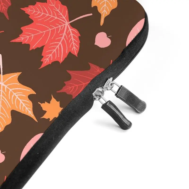 

Colorful Autumn Leaf Laptop Bag Customized Full Printed Notebook Protective Case Cover Dustproof Neoprene Fabric Tablet Sleeve