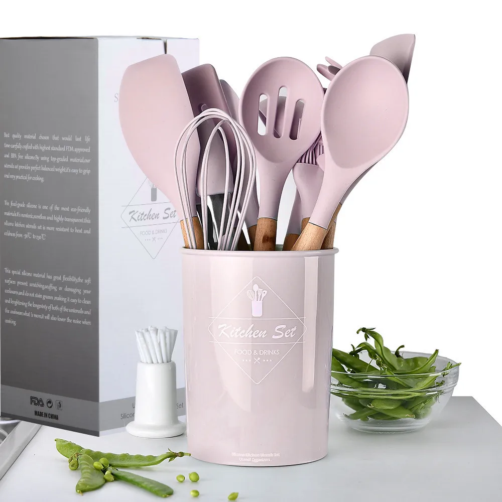 Инструменты для выпечки 12 шт. силиконовая кухонная посуда набор кухонной утвари