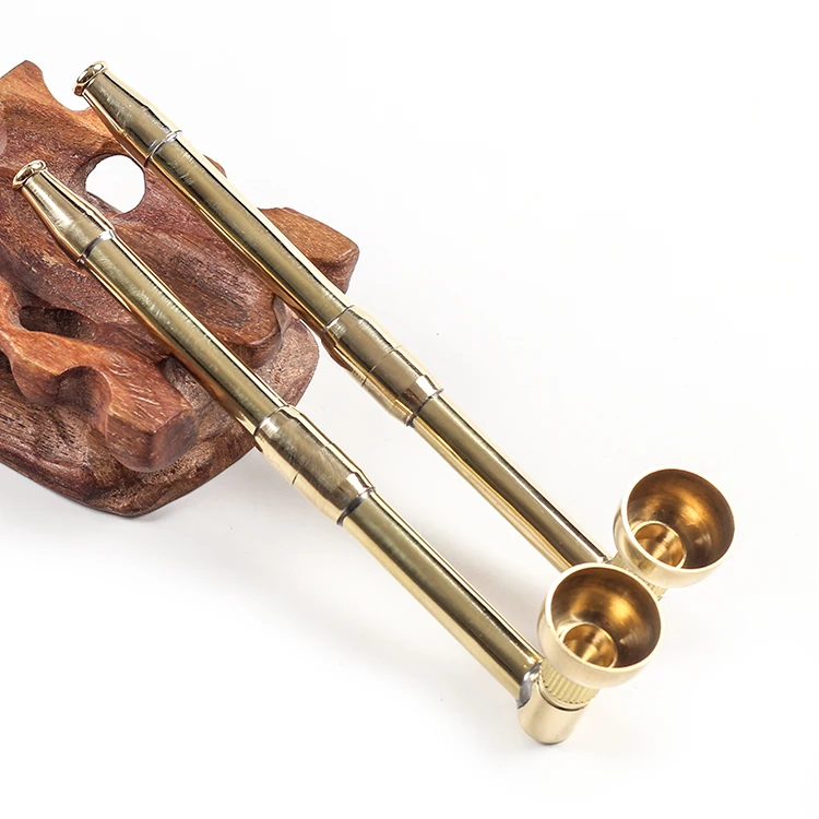 Новинка 1 шт. многофункциональная латунная табачная трубка и держатель сигарет