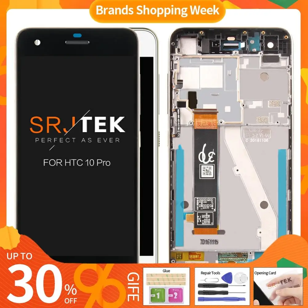 Оригинальный 5 ''IPS LCD для HTC 10 Pro ЖК дисплей сенсорный экран D10W дигитайзер Desire