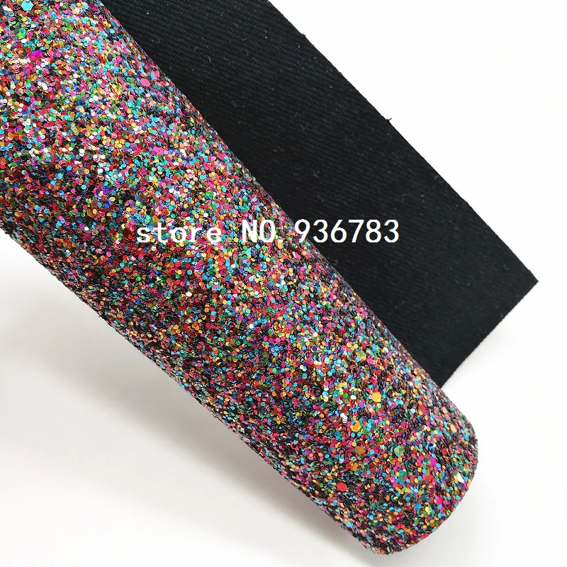 Мини-рулон блестящей ткани MQ092C 30 х134 см блестящая кожа для изготовления бантов