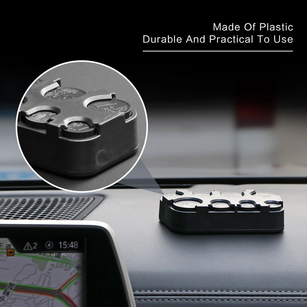 Mini Euro Coin Dispenser Plastic Boxes Money Box Collection Wallet Storage Organizer Holder For Bus Car Changer | Спорт и