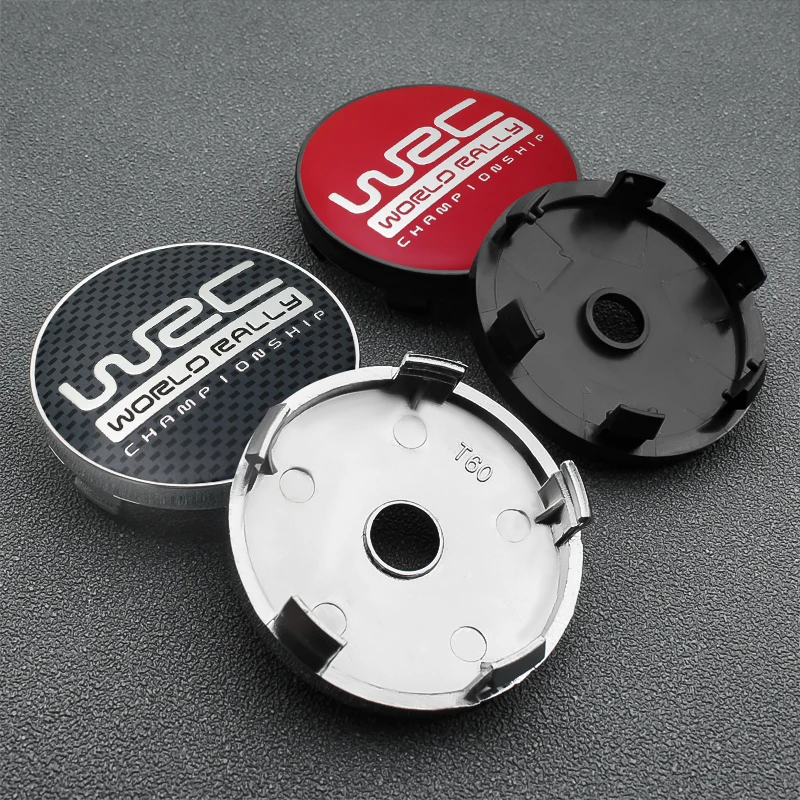 

56+60MM WRC Logo Car Wheel Center Hub Caps Sticker Wheel Rim Dust-proof Cover For Subaru Forest Human Lion XV Impreza WRX WRC