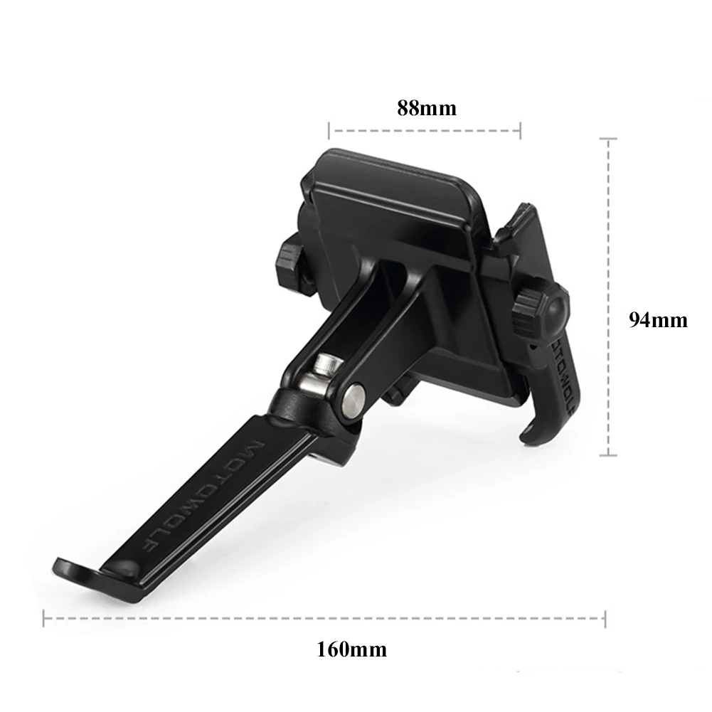 

Motorcycle Bicycle Electric Motorcycle Universal Solid Navigation Aluminum Alloy Mobile Phone Holder Stand Support For Camping