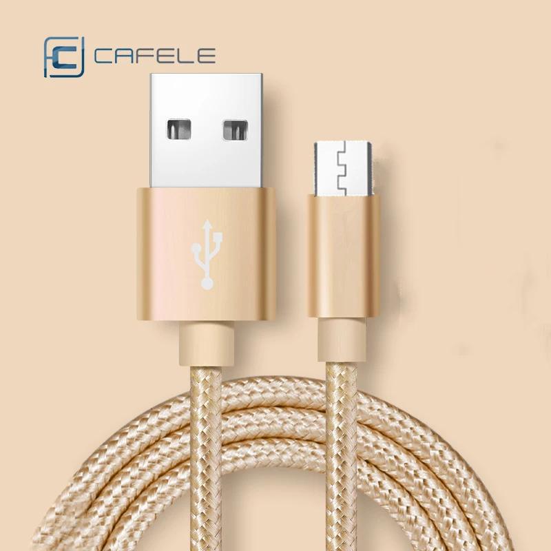 Cafele Micro USB кабель 2A Быстрая зарядка нейлоновый переплет Usb строка данных для Xiaomi Mi9