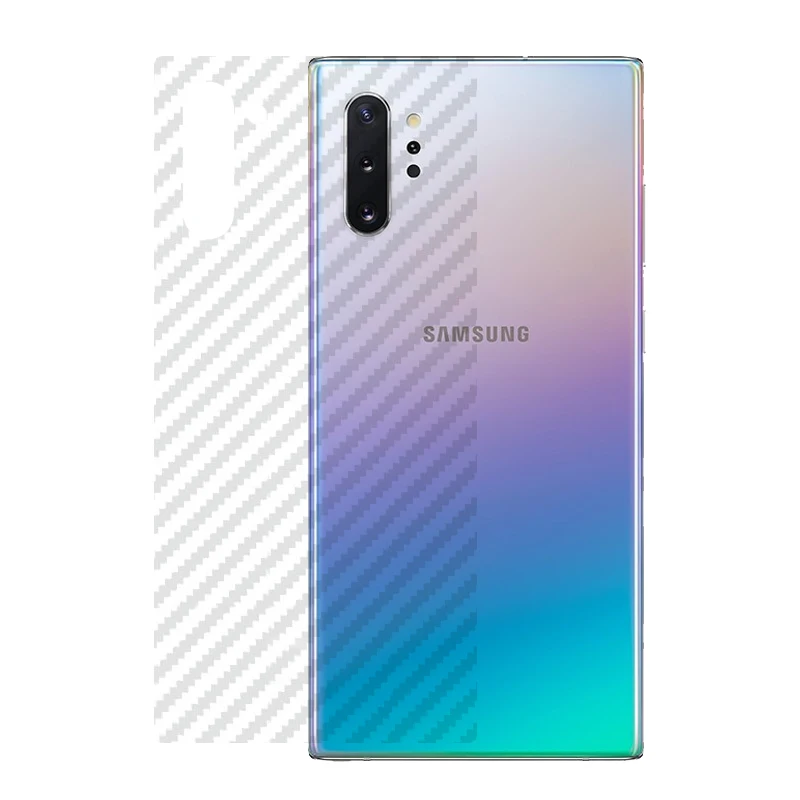 Наклейка из углеродного волокна для Samsung Galaxy Note 10 Plus 2 шт./Лот 6 8 дюйма защитная