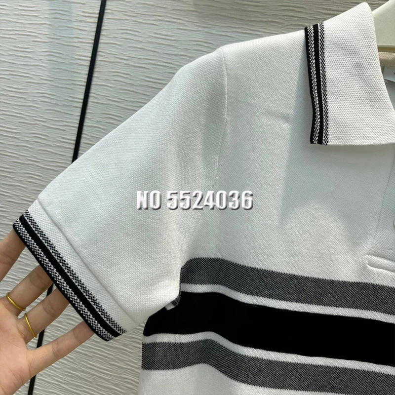 

2021 Summer Turn-collar Casual Turtlenect Short Sleeve Sweater Pullovers Women Embroidery Female Lady Fashion Sweater Jumper