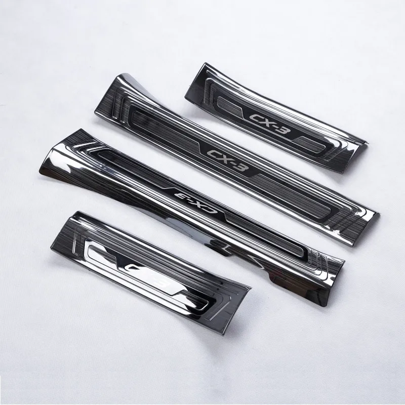 Накладка на порог двери Добро пожаловать наклейки педаль порога для Mazda CX3 CX-3 2016