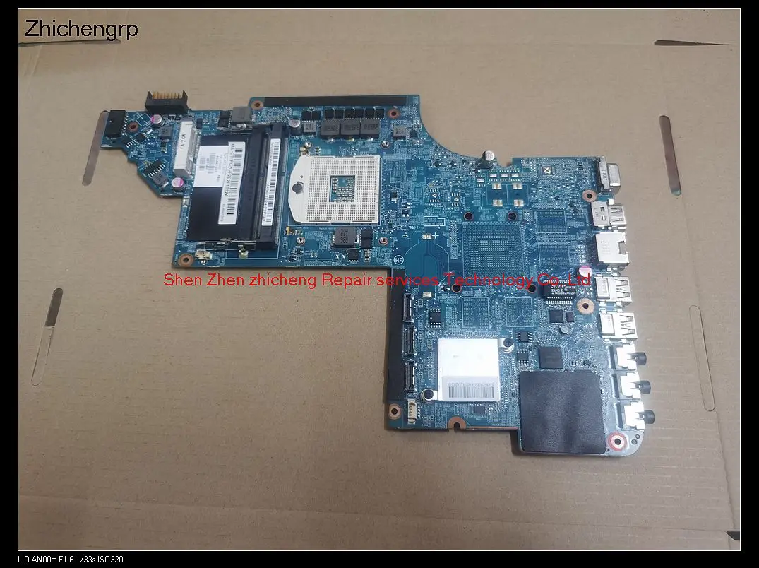 Материнская плата для ноутбука HP Pavilion DV7-6b63us 665993-001 HM65 HD3000 DDR3 UMA со встроенной