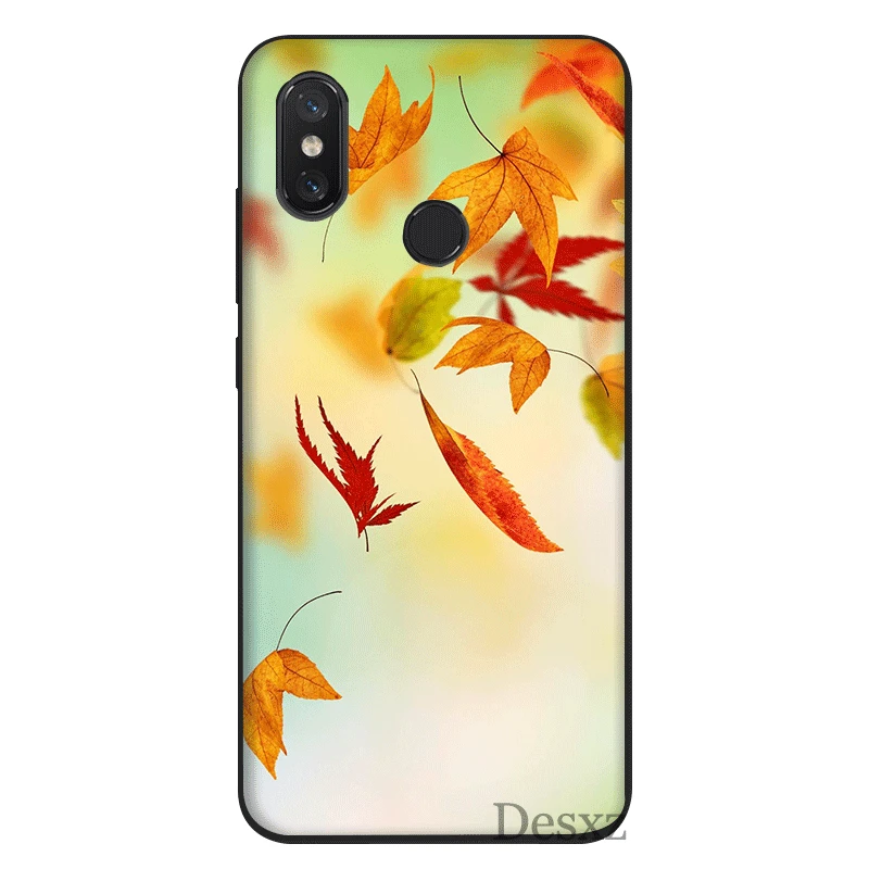 Mobile Phone Case Tpu For Xiaomi Redmi Note 4 4X 5 6 7 Pro 5A Cover Autumn Falling Leaves Maples New Multi Colors Shell | Мобильные
