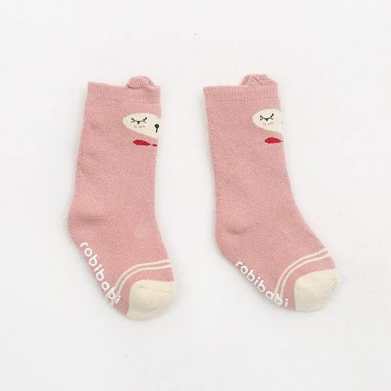 

Newborn Baby Warm Socks Winter Non-slip Baby Girls Boy Fashion Socks Terry Thick Cotton Tube Socks Toddler Girls Knee High Socks