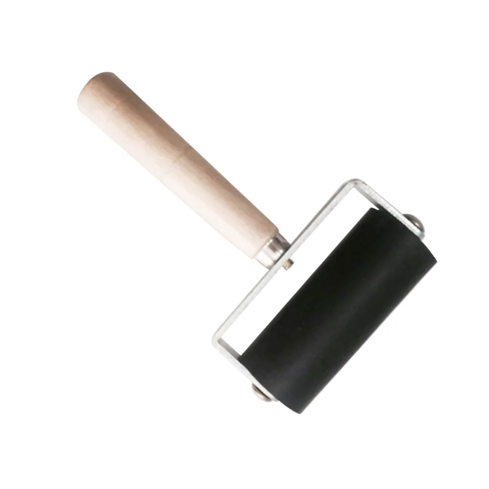 

Резиновый ролик Brayer с деревянной ручкой чернильный ролик для печати скрапбукинга обои штамповка