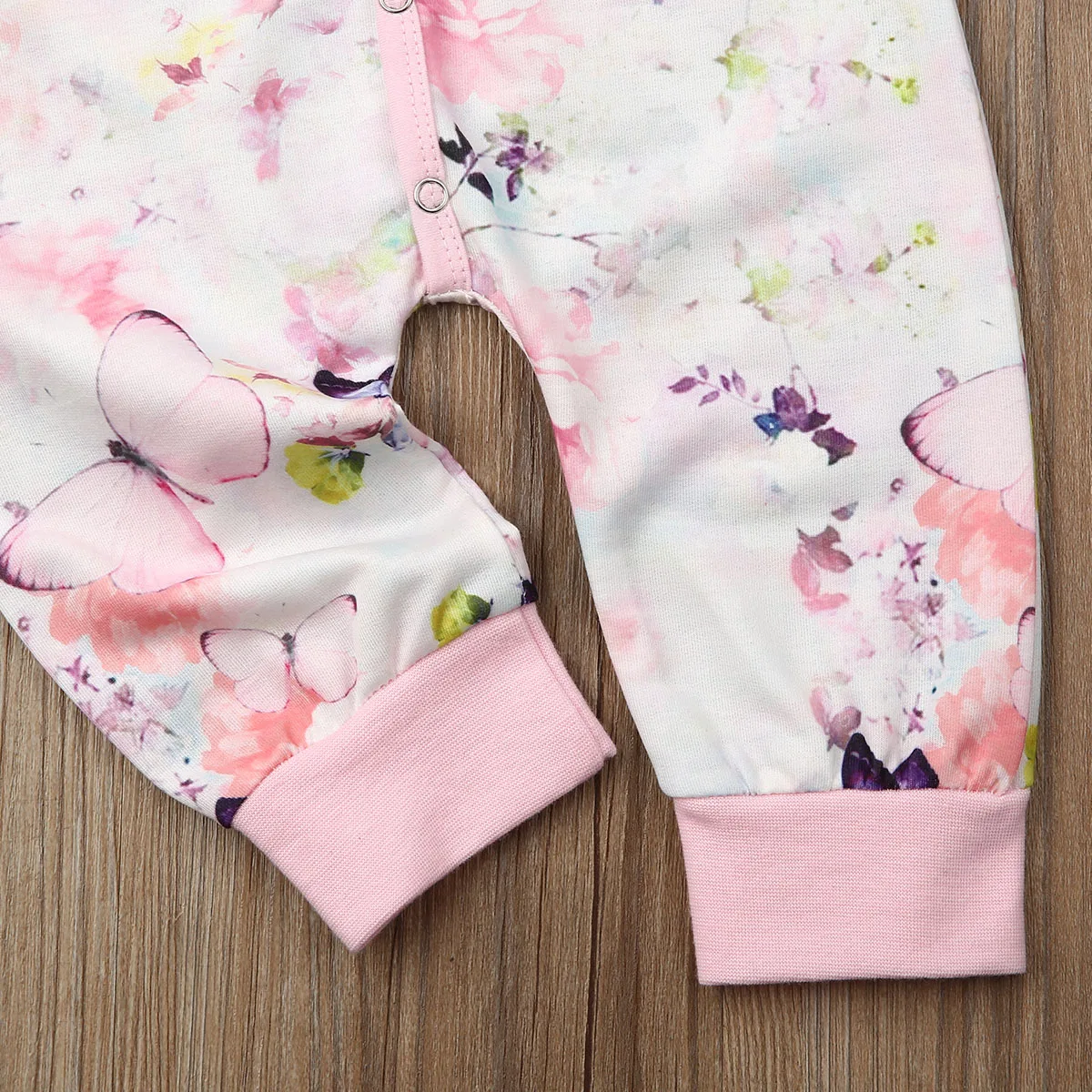

0-18M Infant Newborn Baby Girls Rabbit Long Ear Jumpsuit Long Sleeve Rompers Autumn Spring Flower Easter Baby Girls Costumes