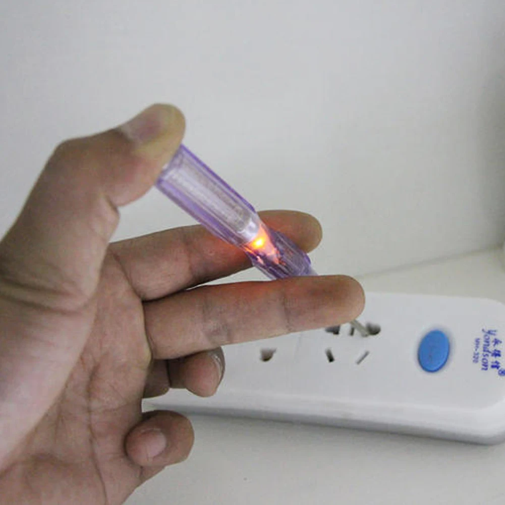 Waterproof Induced Electric Tester Pen Screwdriver Probe Light Voltage Detector AC/DC 70-250V Test Pencil Dropship | Инструменты