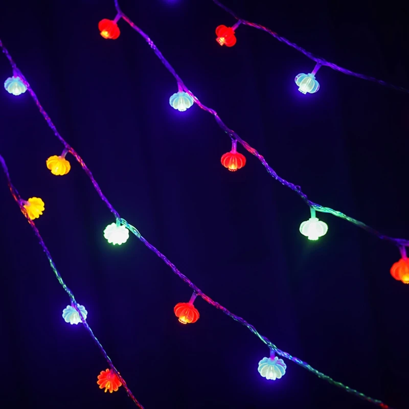 

33 Feet 80 LED Red Hanging Lanterns String Lights Chinese New Year USB Operated