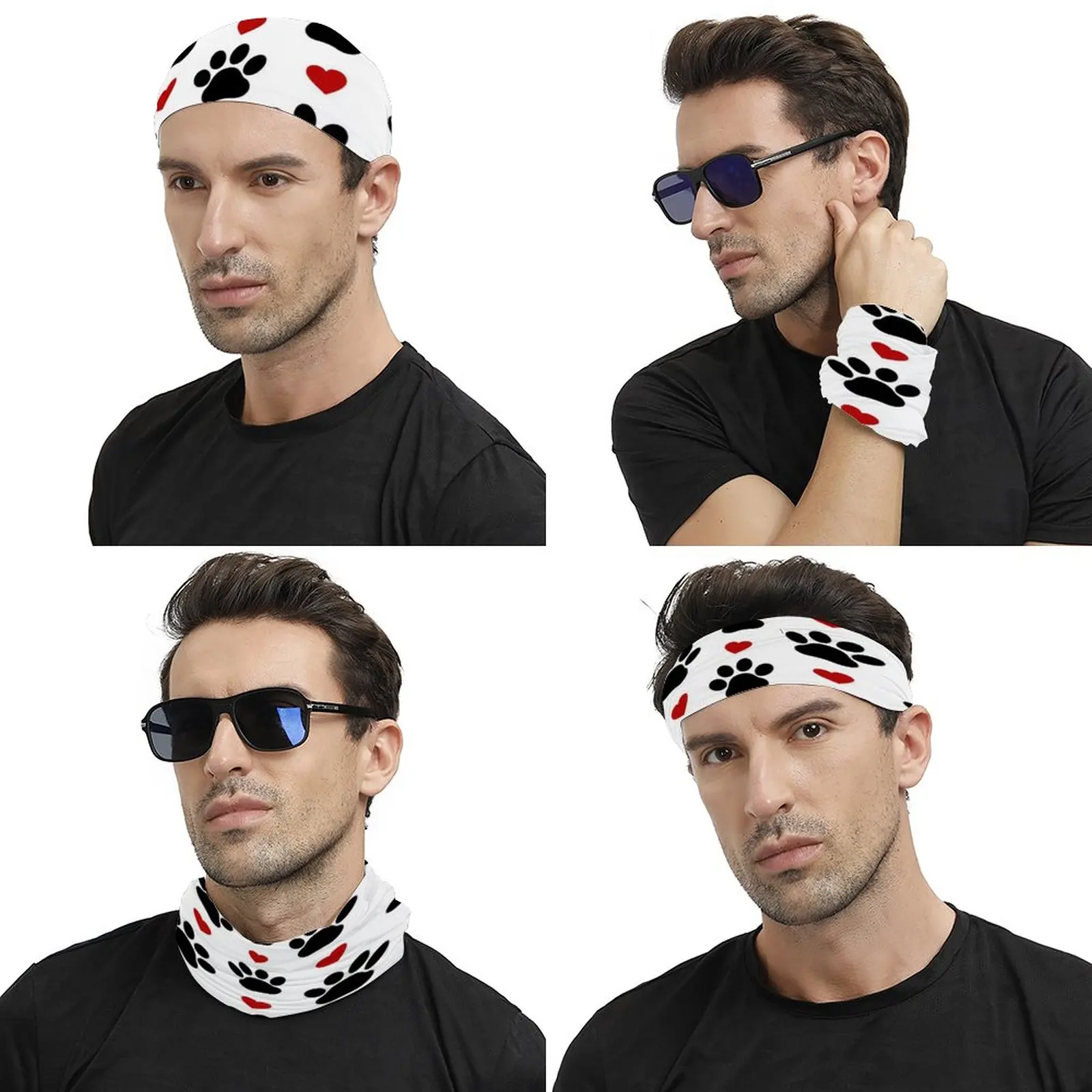 

Bandana Men's and Women's Ever-changing Face Scarf, Kerchief, Scarf, Square Scarf, Cross Headscarf, Hair Tie, Headdress