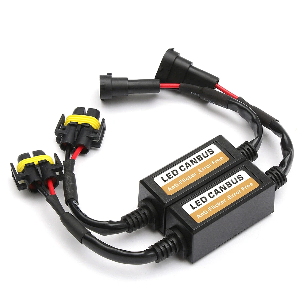 

Адаптер Canbus декодер фары LED, 2 шт., H8/H11, с защитой от мерцания