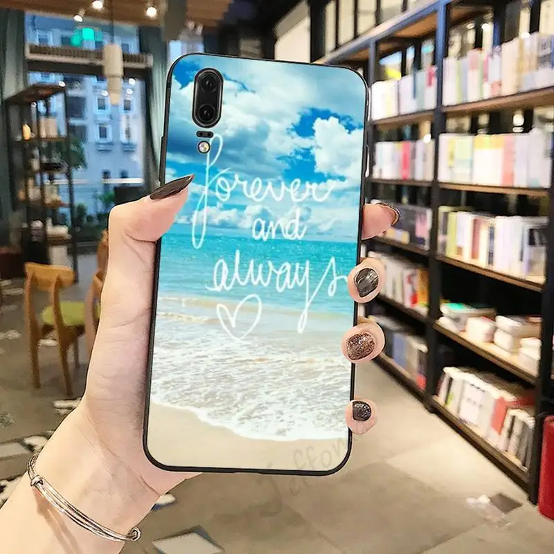 

Beach Ocean high quality funny Phone Case For Huawei honor Mate P 10 20 30 40 Pro 10i 9 10 20 8 x Lite