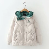 women plus size 2xl winter coat 2021 women winter thick hooded down jacket cotton long warm padded parka