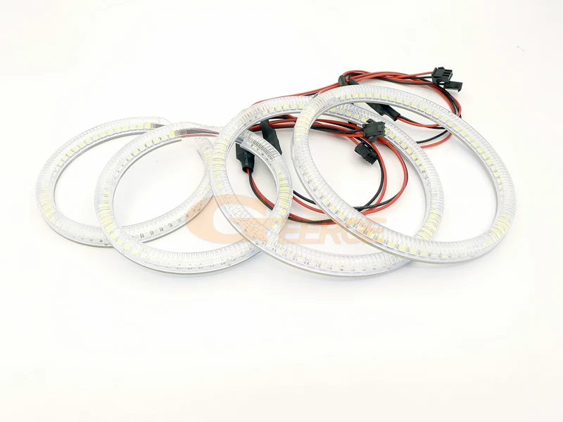 Для SEAT TO светодиодный O Mk3 5P 2005-2009 ксеноновая фара отличное Ультра яркое освещение smd светодиодный ангельские глазки Halo Кольцо Комплект