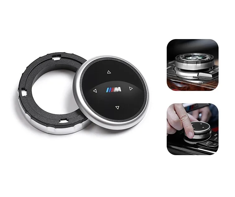 Оригинальные автомобильные Мультимедийные кнопки наклейки для BMW 1 2 3 5 X3 F25 X5 F15 X6 16