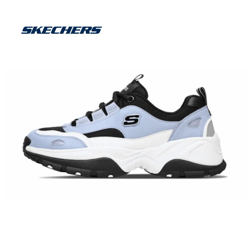 Кеды Skechers de lites мужские Вулканизированная подошва на шнуровке кроссовки