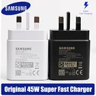 Оригинальное Супербыстрое зарядное устройство Samsung S21 S20, быстрая зарядка 45 Вт, Usb Type C Pd PPS, для Galaxy Note 20 Ultra 10