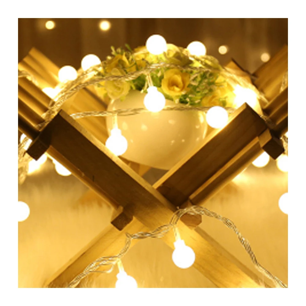 Светодиодная светильник рлянда с шариками/модели батарей/Рождественский