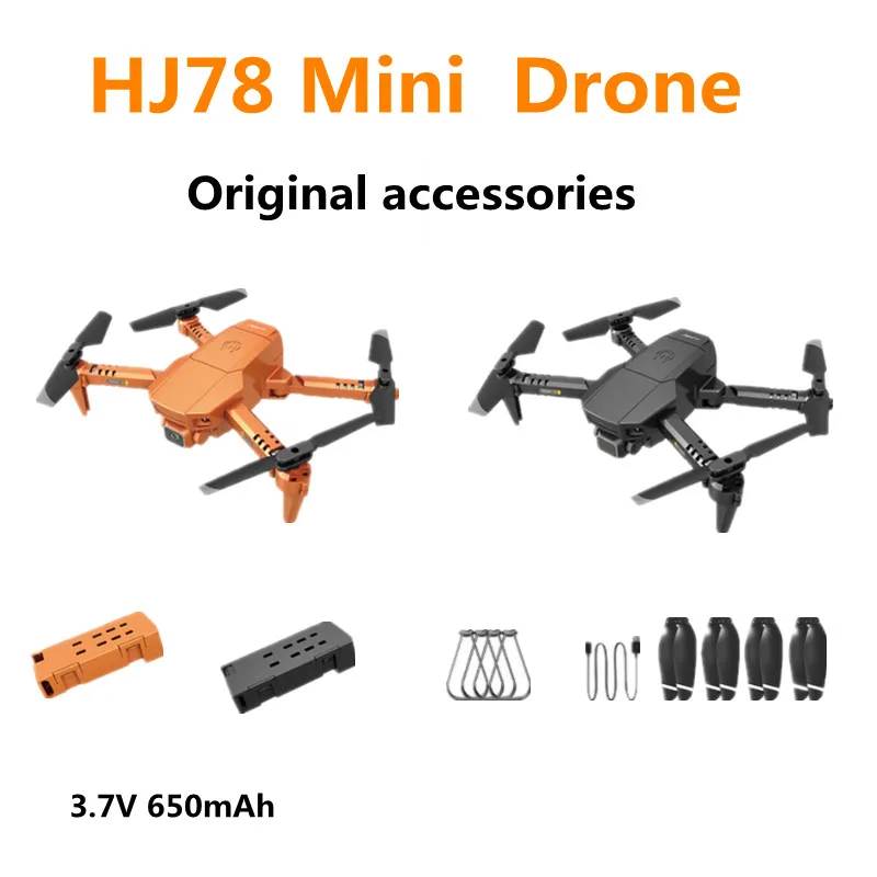 Аккумулятор HJ78 для дрона/пропеллер Maple Leaf/USB-кабель/HJ78, запчасти для дрона, оригинальные аксессуары, полет 10 минут