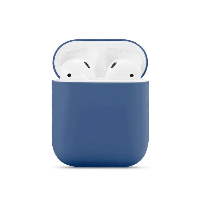 

Earphone shell protective sleeve Airpods silicone sleeve 2/1 earphone coque soft protector Fundas Air pods earmuff protective