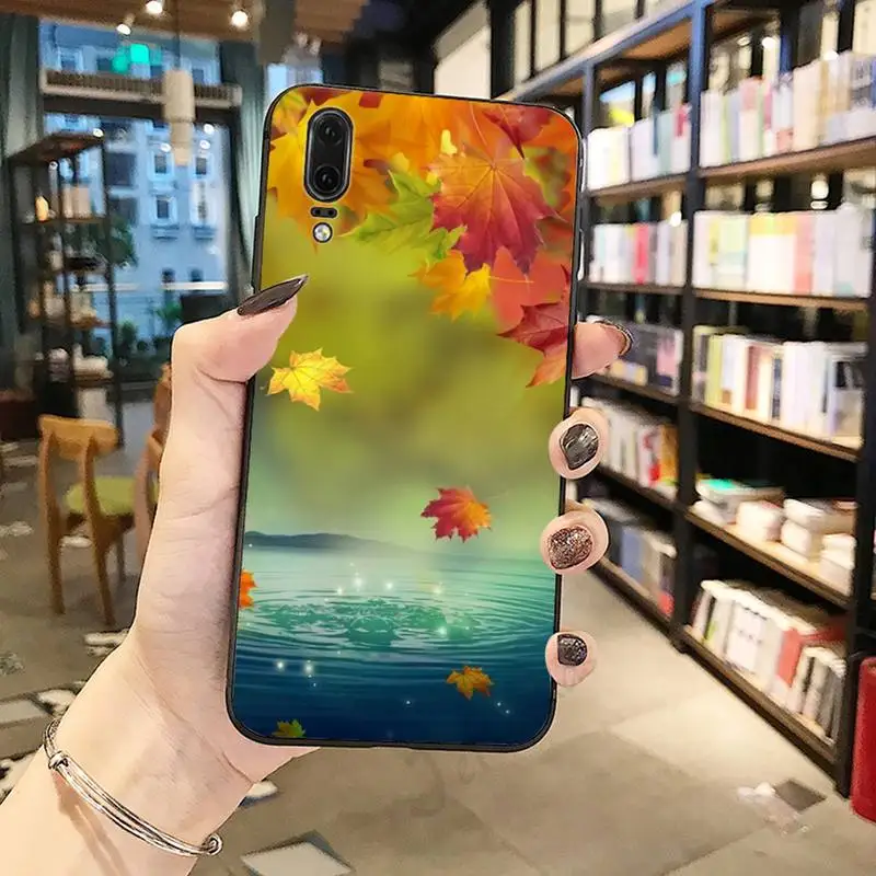 

Maple leaf fall Fallen leaves Red yellow Phone Case For Huawei honor Mate P 10 20 30 40 Pro 10i 9 10 20 8 x Lite