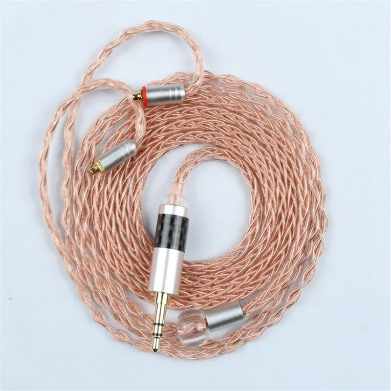 

8 share silver plated wire headset upgrade line MMCX/2PIN/A2DC/IM50/IE80