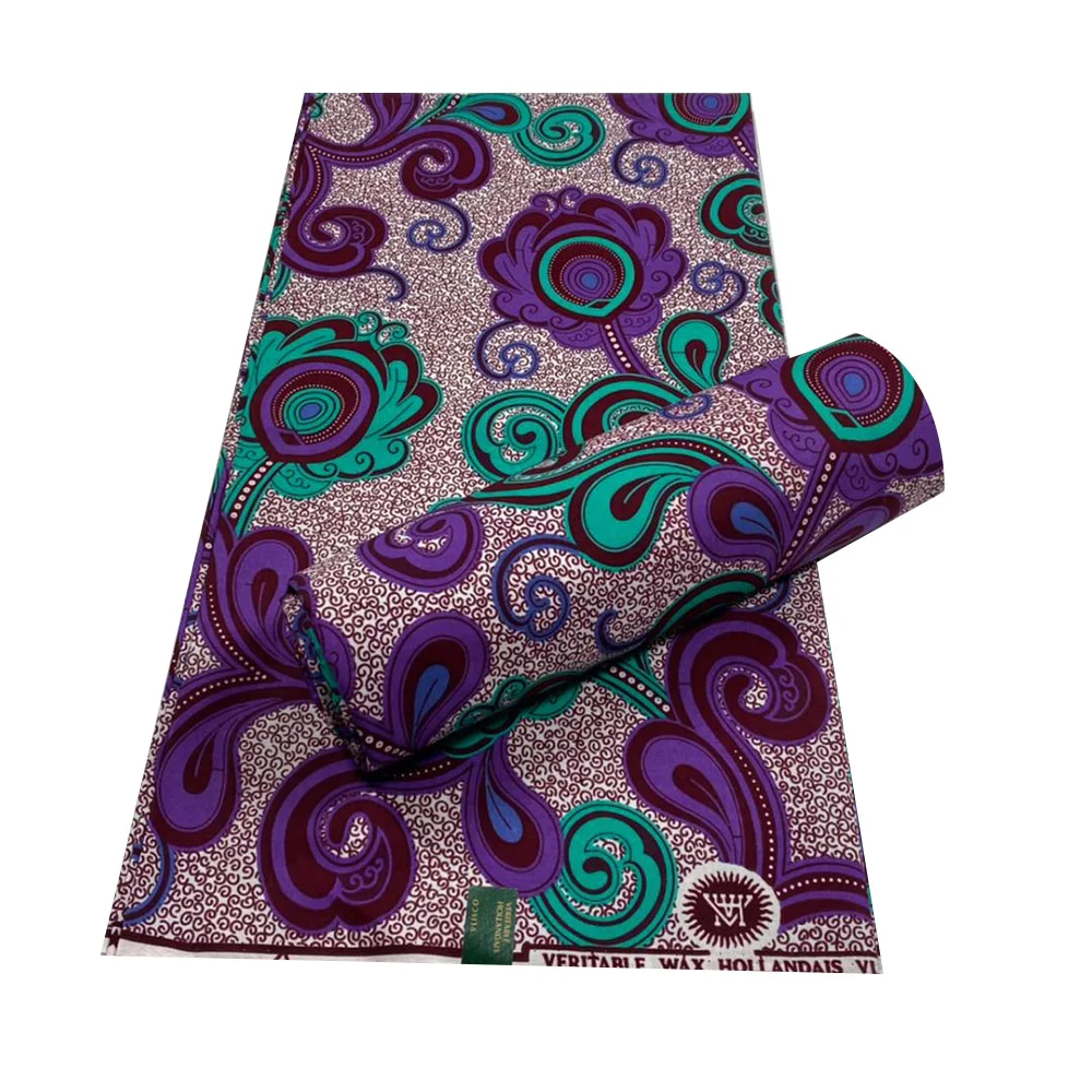 

African wax fabric for clothes african fabric 6yards cotton material african real wax ankara fabric for dresses